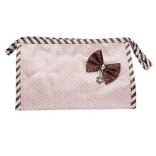 Custom Sweet Bow Travel Makeup Bag Toilet Bag Cosmetic Bag